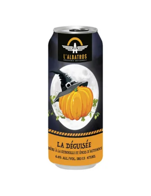 L’albatros brasserie artisanale - La Déguisée - Bière à la critrouille et épices d automne