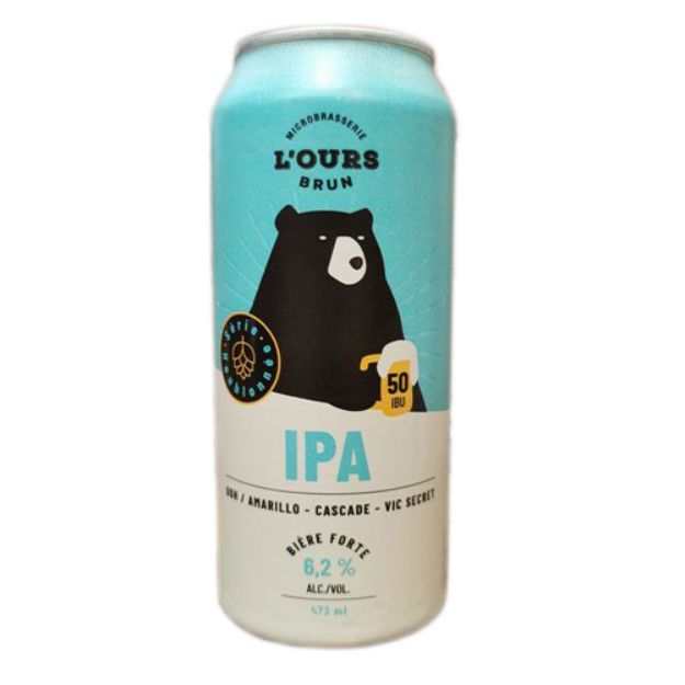 Microbrasserie L ours brun - IPA - DDH Amarillo, Cascade & Vic Secret