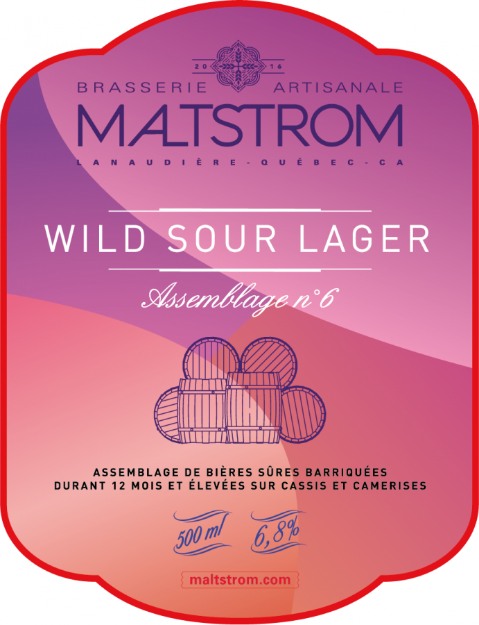 Brasserie artisanale Maltstrom - Wild Sour Lager Assemblage #6