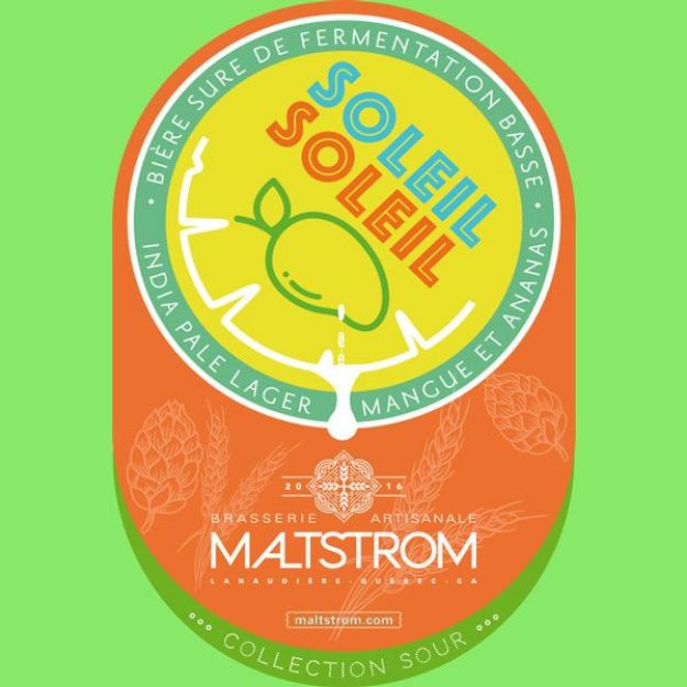 Brasserie artisanale Maltstrom - Soleil Soleil Mangue-Ananas