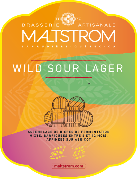 Brasserie artisanale Maltstrom - Wild Sour Lager – Assemblage n°4