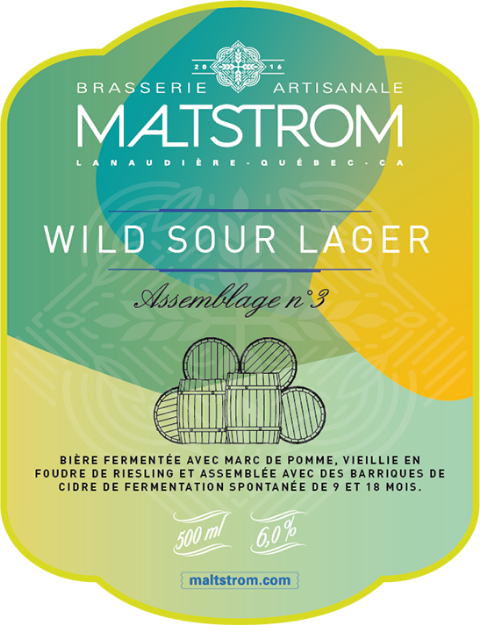 Brasserie artisanale Maltstrom - Wild Sour Lager – Assemblage n°3