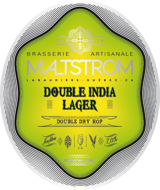 Brasserie artisanale Maltstrom - Double India Lager (DDH)