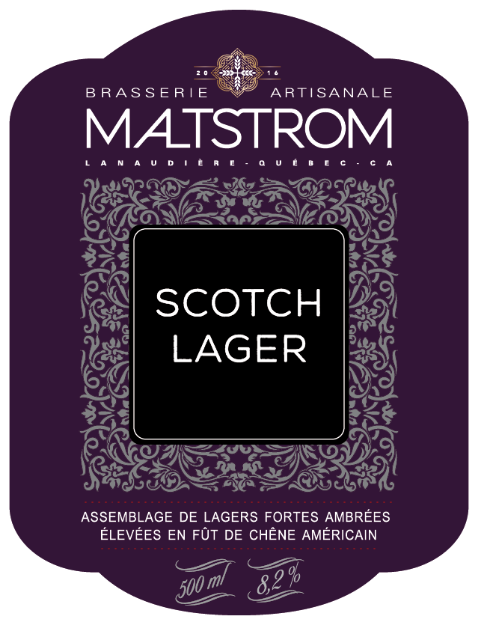 Brasserie artisanale Maltstrom - Scotch Lager 2021