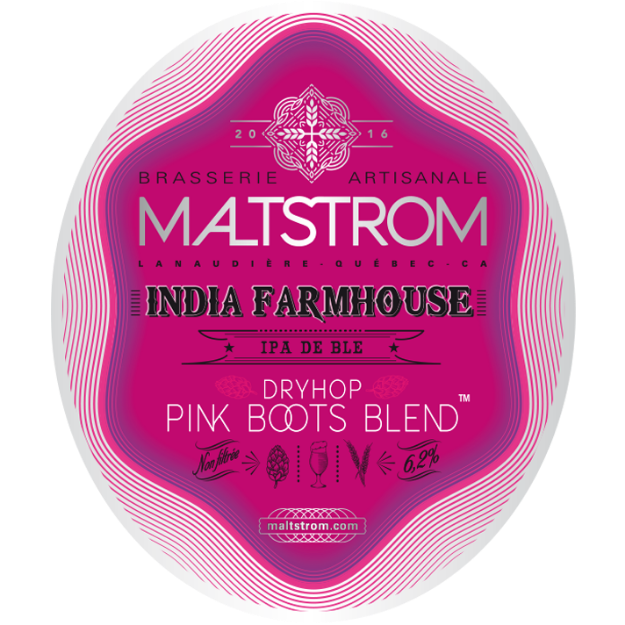 Brasserie artisanale Maltstrom - FARMHOUSE PINK BOOTS BLEND