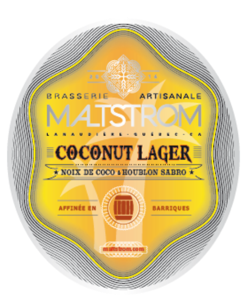 Brasserie artisanale Maltstrom - COCONUT LAGER