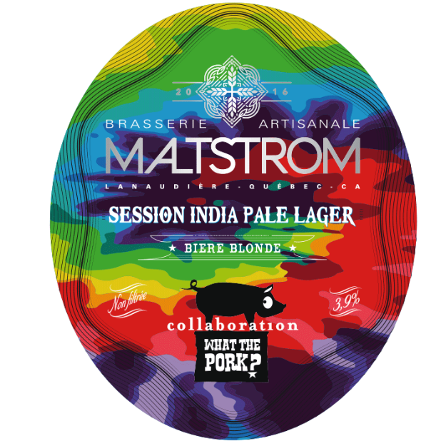 Brasserie artisanale Maltstrom - SESSION I.P.L. – Collaboration avec What The Pork