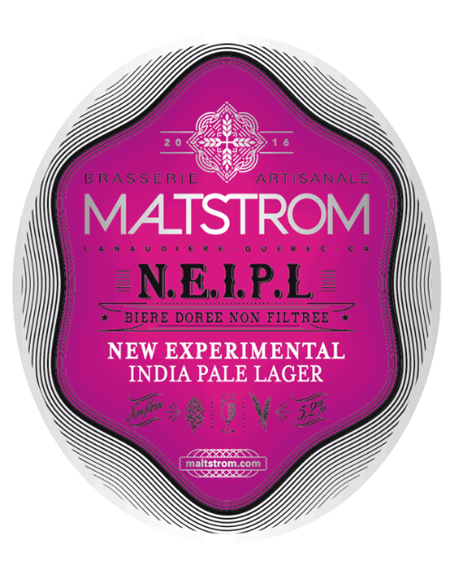 Brasserie artisanale Maltstrom - NEW EXPERIMENTAL INDIA PALE LAGER