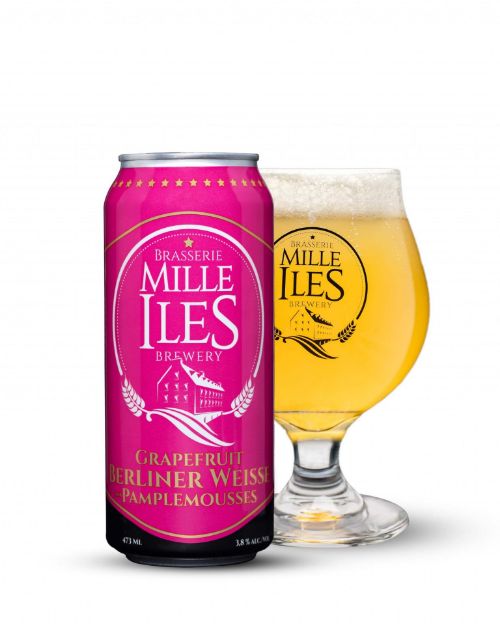 Brasserie Mille-Îles - BERLINER WEISSE AUX PAMPLEMOUSSE