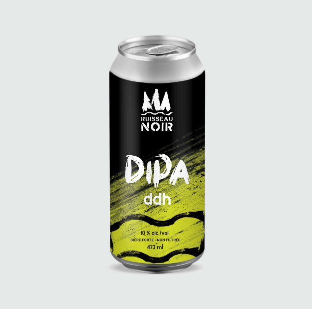 Microbrasserie Ruisseau noir - DIPA DDH / DOUBLE IPA DOUBLE DRY HOPPED