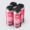 Microbrasserie Ruisseau noir - MILKSHAKE IPA AUX FRAMBOISES (Ensemble de 4 canettes)