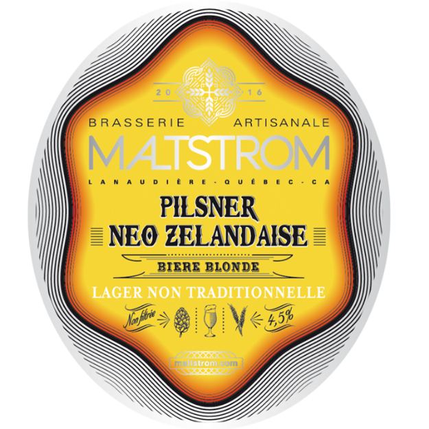 Brasserie artisanale Maltstrom - Pilsner Néo-Zélandaise