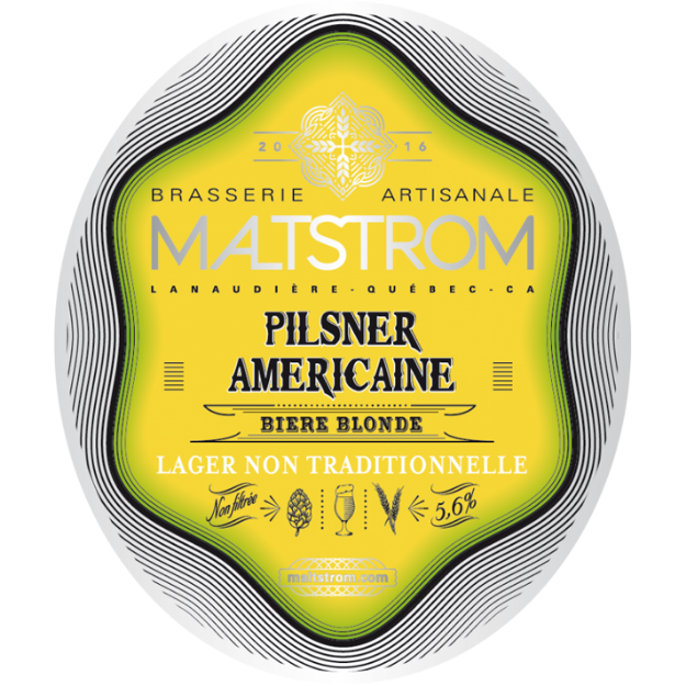 Brasserie artisanale Maltstrom - Pilsner Américaine