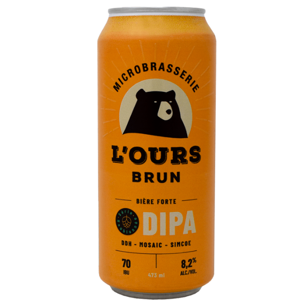 Microbrasserie L ours brun - DIPA - DDH El Dorado & Galaxy