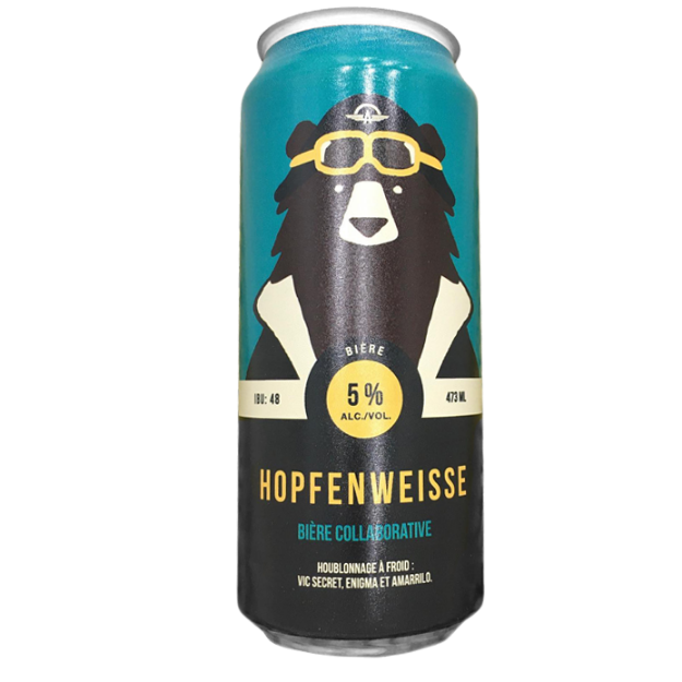 Microbrasserie L ours brun - Hopfenweisse