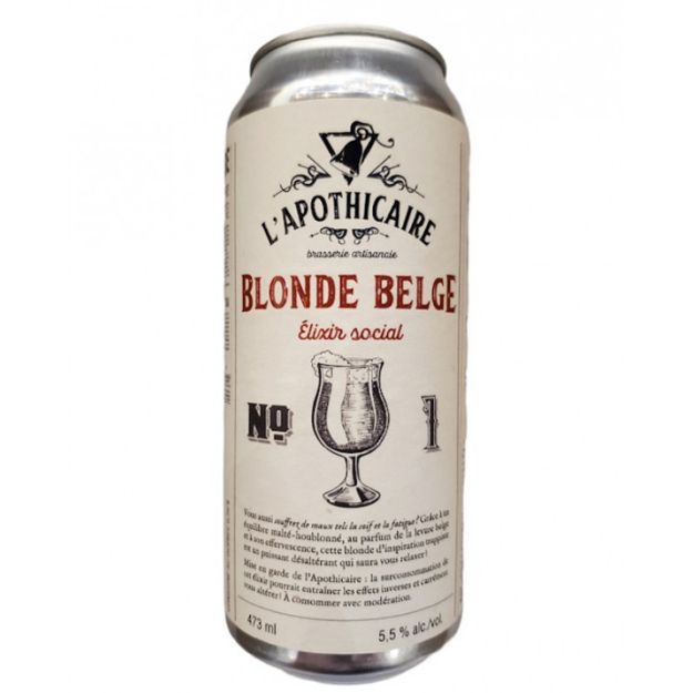 L’Apothicaire brasserie artisanale - Blonde Belge