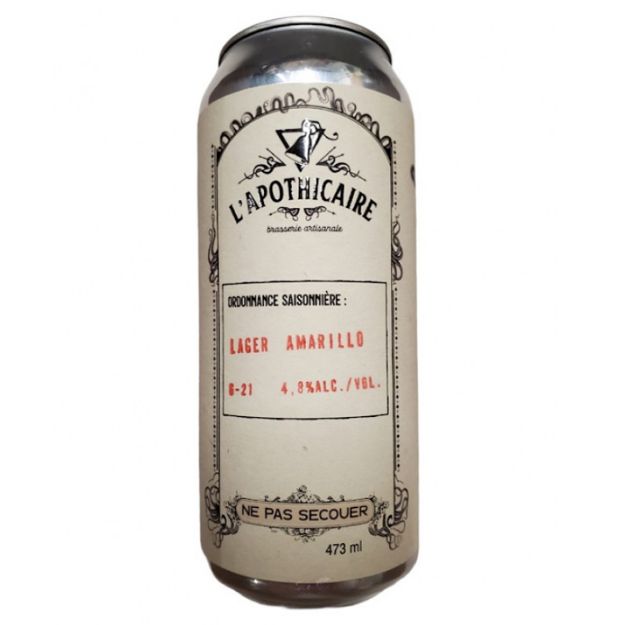 	L’Apothicaire brasserie artisanale - Lager Amarillo