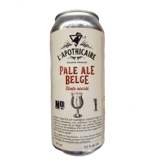 	L’Apothicaire brasserie artisanale - Pale Ale Belge